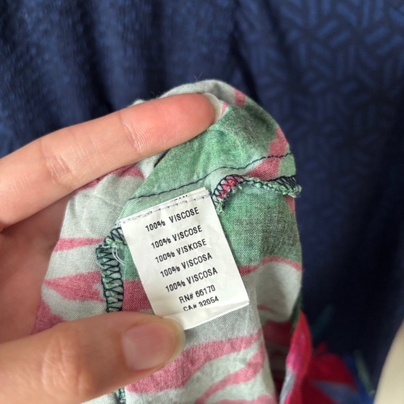 Anthropologie Bl-nk London Boho Floral Printed Tatiana Kaftan - Picture 8 of 14